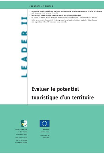 Evaluer le potentiel touristique d'un territoire.pdf - Réseau wallon de ...