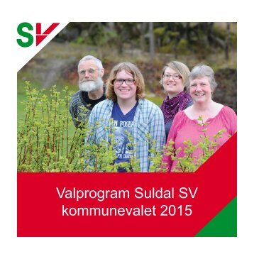 Valprogram Suldal SV kommunevalet 2015