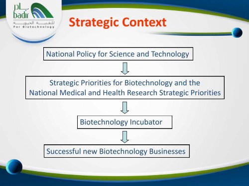 Biotechnology Incubator