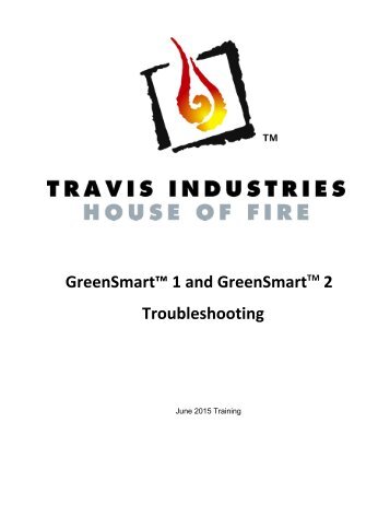 GreenSmart2â¢ Troubleshooting - Travis Industries Dealer Services ...