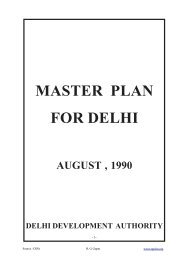 Master Plan For Delhi August, 1990 - RG Plan