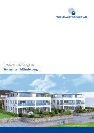 Wohnen am Münsterberg - TreuBau Freiburg AG