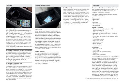 TÃ©lÃ©charger le catalogue - Audi