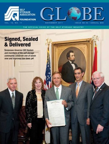 Signed, Sealed & Delivered - Self Storage Association Globe