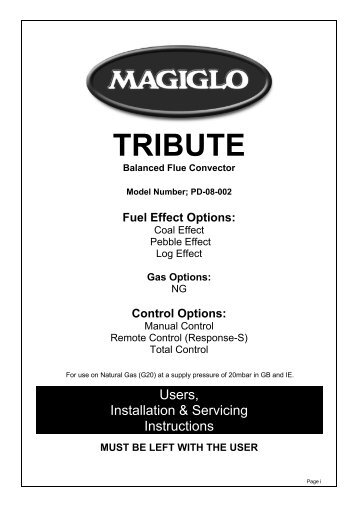 Magiglo Tribute fitting instructions - The Fire Basket