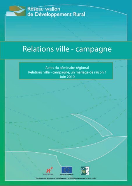 Relations ville - campagne - Réseau wallon de Développement rural