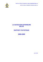 LA NAVIGATION INTERIEURE BELGE RAPPORT ... - Itb Info