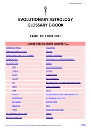 EVOLUTIONARY ASTROLOGY GLOSSARY E-BOOK - School of ...