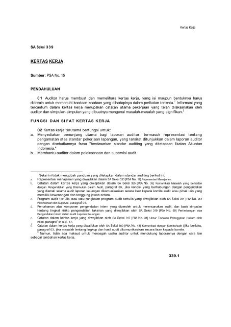 KERTAS KERJA