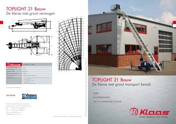 Toplight 21 - Vlutters Verticaal Transport