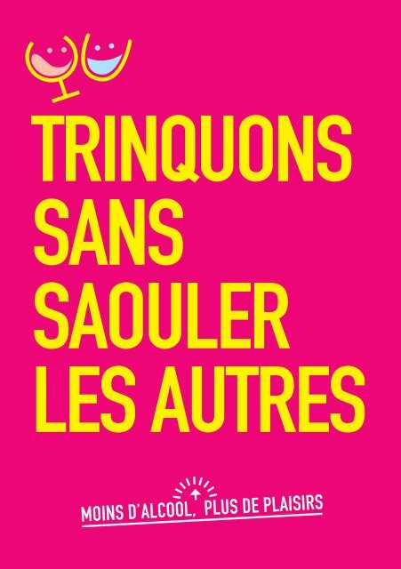 Le flyer de la campagne "Trinquons sans saouler ... - Ville de Rennes