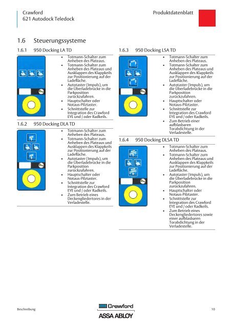 Produktdatenblatt - Crawford hafa GmbH