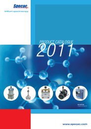 PRODUCT CATALOGUE - Specac