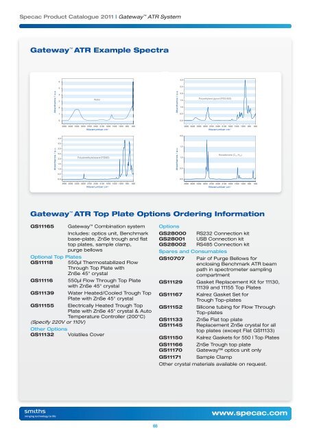 PRODUCT CATALOGUE - Specac