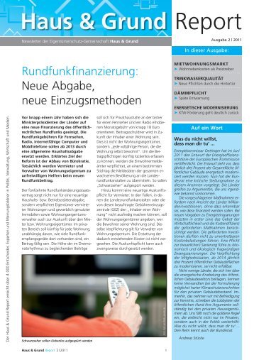 3 Free Magazines From Hausundgrund Aachen De