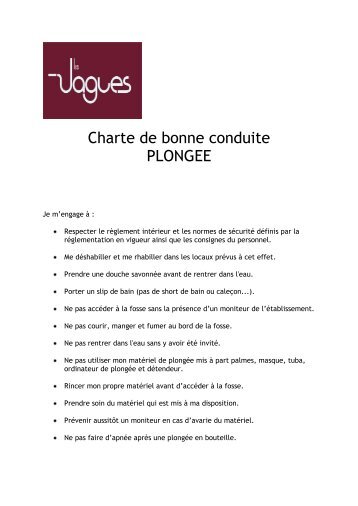 Charte de bonne conduite - CTD69