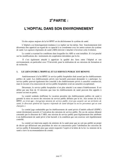 Rapport FOURCADE - SÃ©nat