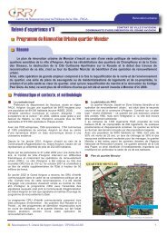 Programme de RÃ©novation Urbaine quartier Monclar ... - CRPV-PACA