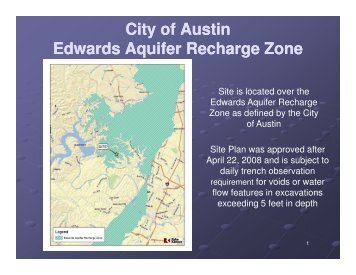 City of Austin Edwards Aquifer Recharge Zone - ACEA