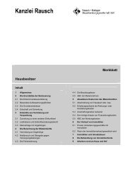 Merkblatt Hausbesitzer