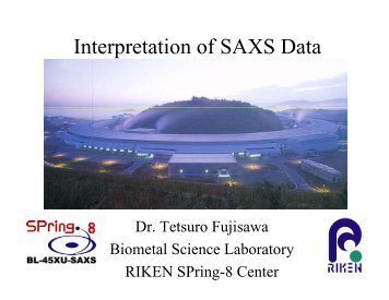 Interpretation of SAXS Data - Situs