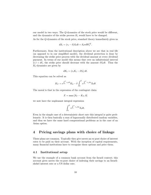 ON THE USE OF NUMERAIRES IN OPTION PRICING by Simon ...