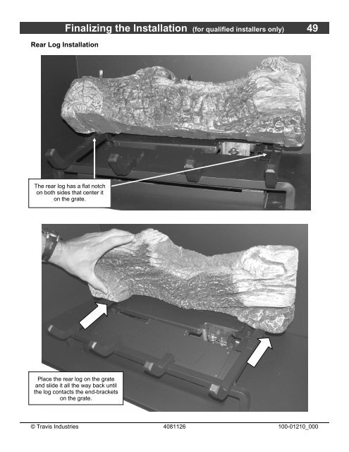 Installation Manual - Fireplaces