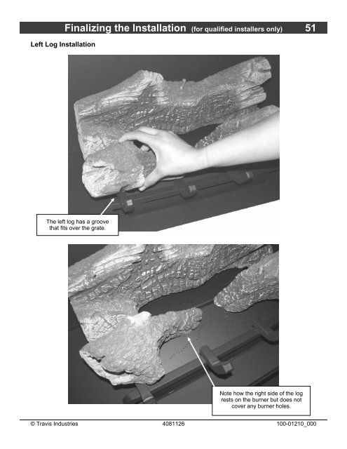 Installation Manual - Fireplaces