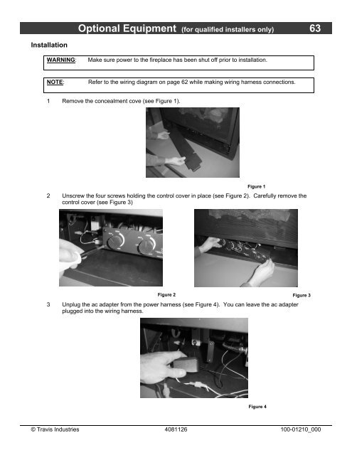 Installation Manual - Fireplaces