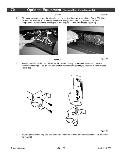 Installation Manual - Fireplaces