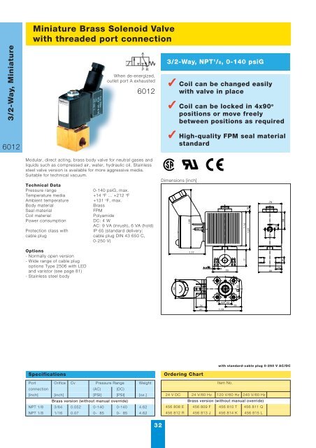 solenoid valve systems