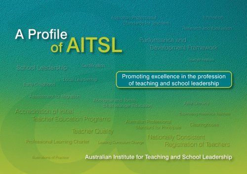 AITSL Profile - Australian Institute for Teaching and School Leadership