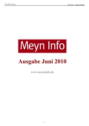 PDF-Version - Meyn Info
