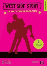 volledige lesbrief West Side Story - Concertgebouw