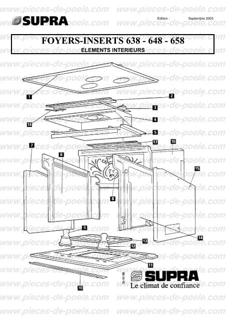 foyers-inserts 638 - 648 - 658 - Pieces-de-poele.com