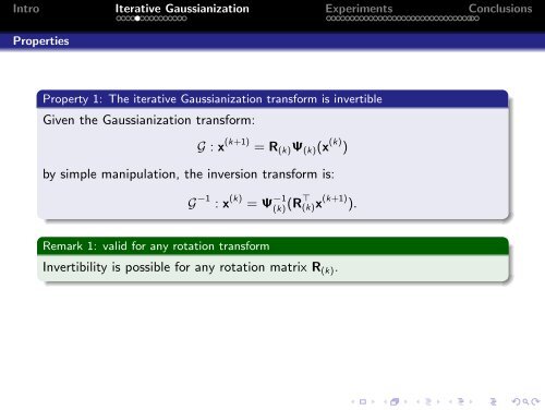 Multivariate Gaussianization for Data Processing