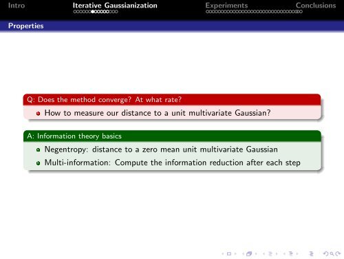 Multivariate Gaussianization for Data Processing