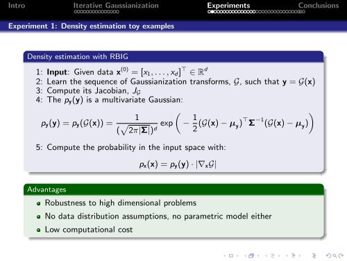 Multivariate Gaussianization for Data Processing