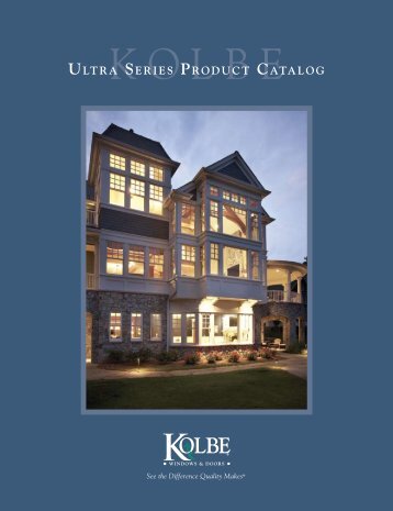 ULTRA SERIES PRODUCT CATALOG - Cleary Millwork