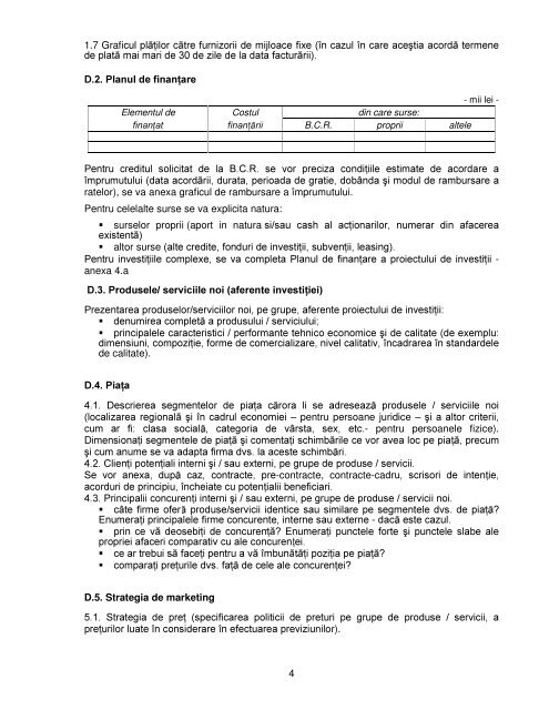 1 ANEXA NR. 4 STUDIU DE FEZABILITATE* pentru proiectul ...