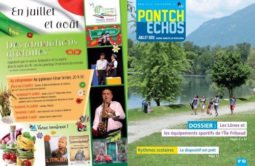 PONTCH'ECHOS JUILLET 2013_Mise en page 1 - Ville de Pontcharra