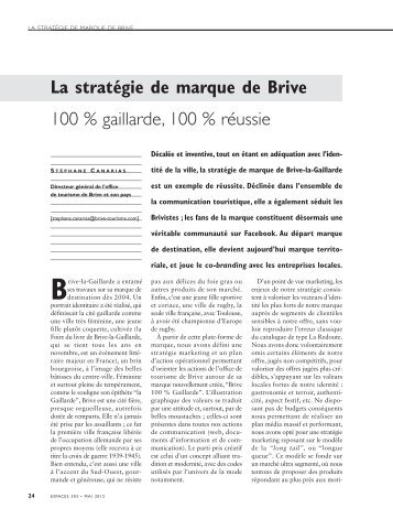 La stratÃ©gie de marque de Brive.pdf - Office de tourisme de Brive La ...