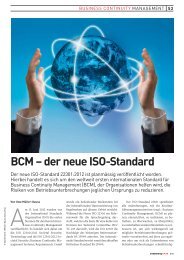 BCM – der neue ISO-Standard - müller-gauss consulting