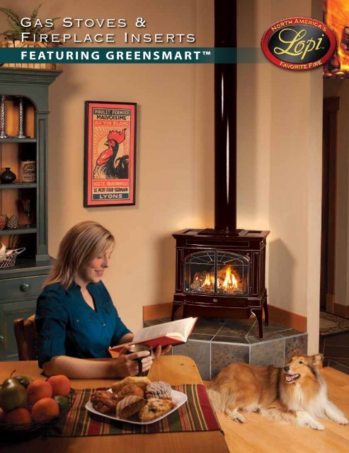 Gas Stoves u0026amp; Fireplace Inserts - Lopi