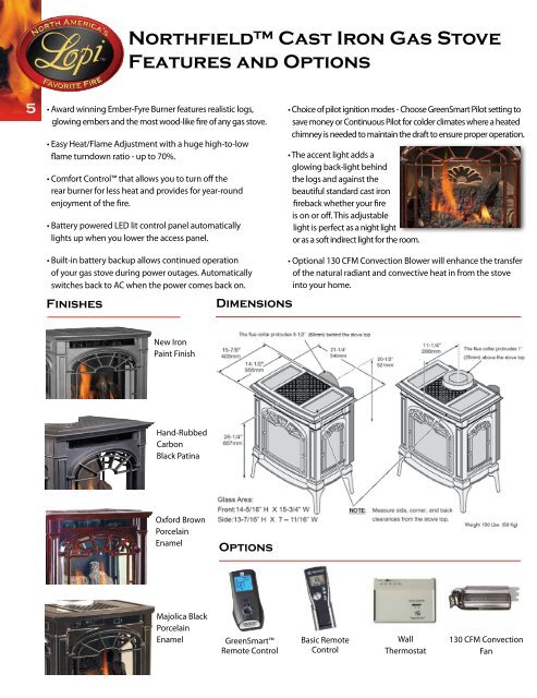 Gas Stoves & Fireplace Inserts - Lopi