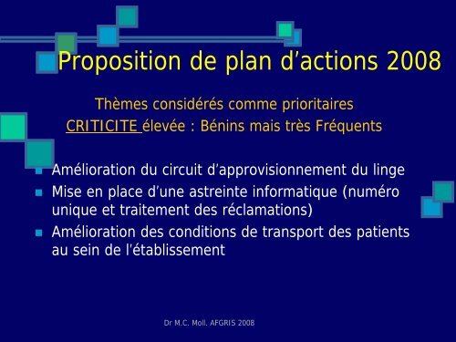 Hiérarchisation des risques de la théorie à la pratique - Afgris