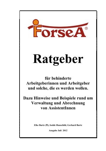 Ratgeber - ForseA