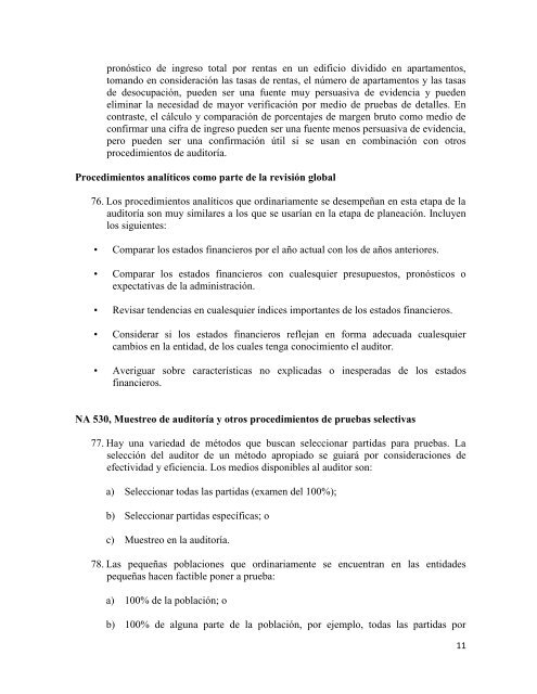 dpa 1005 declaracion de practicas de auditoria 1005 - Colegio de ...