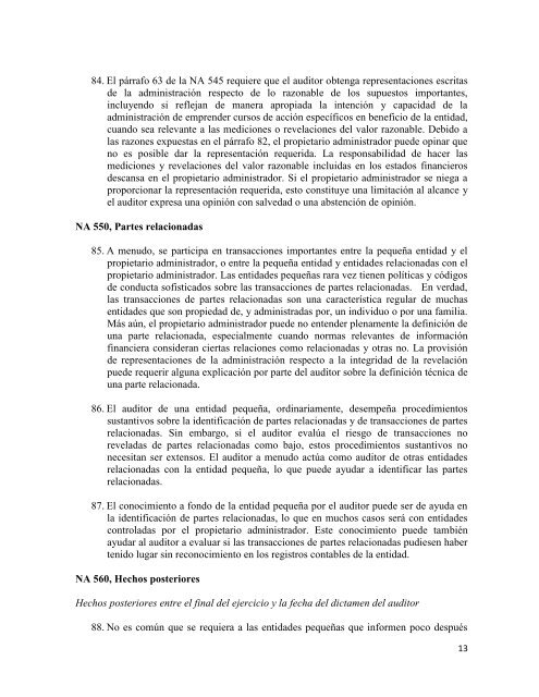 dpa 1005 declaracion de practicas de auditoria 1005 - Colegio de ...