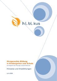 Hirngerechte Bildung in Kindergarten und Schule - hi.bi.kus